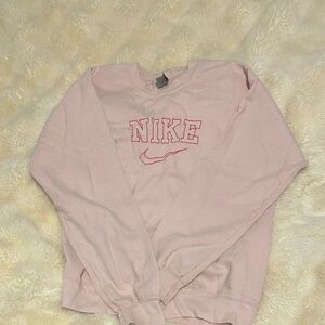 Gildan Nike 90’s Vintage Style Pink Sweatshirt
